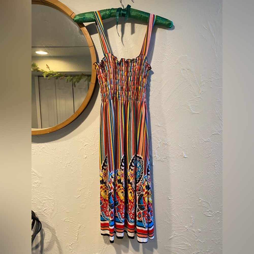 ACE Fashion NWOT Silky Lightweight Floral Midi Dress
